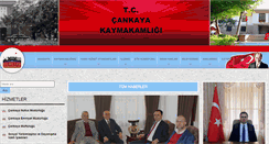 Desktop Screenshot of cankayakaymakamligi.gov.tr